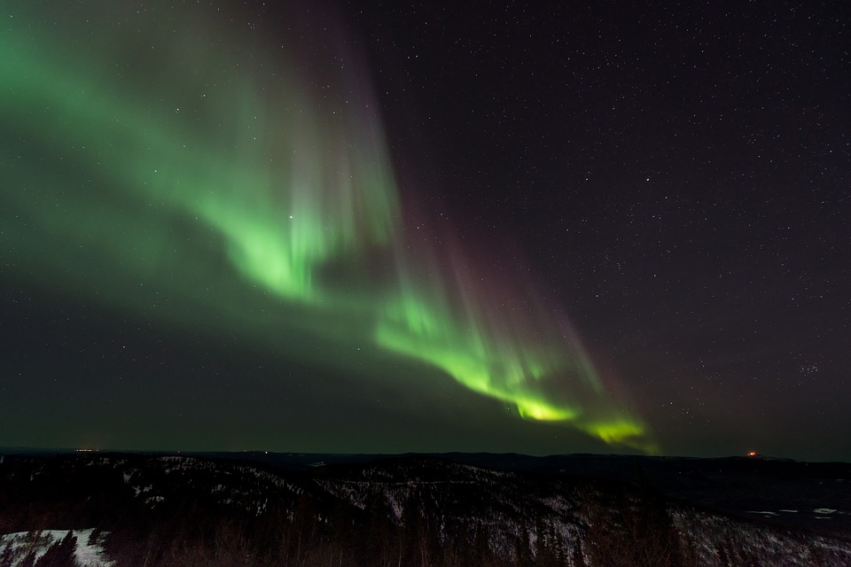 aurora boreal de Noruega aurora boreal