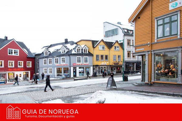 Calles comerciales en Tromso